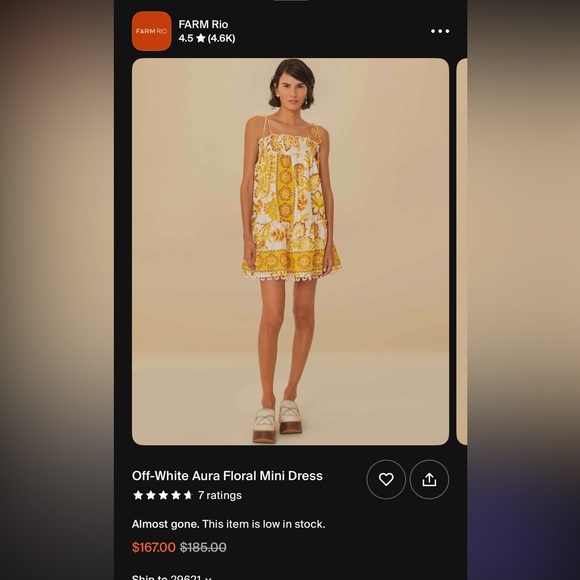 Aura Flora Mini Dress 🌼 - Picture 4 of 4